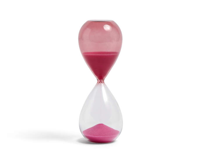 Hodiny Time M (15 min), pink