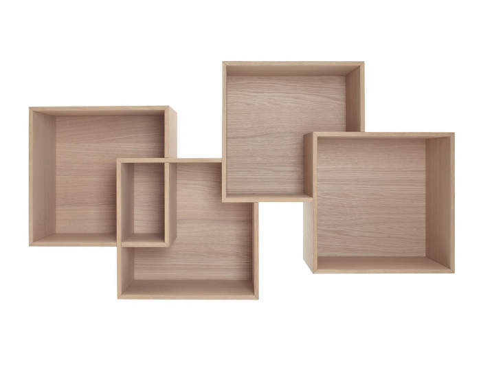 Police Quadro, White Oiled Oak