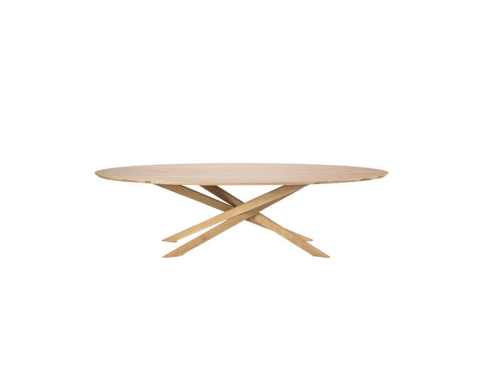 Oak Mikado oval coffee table