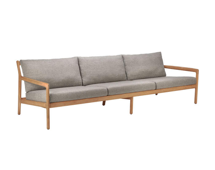 Outdoor sofa Jack, 265 cm, teak / Mocha