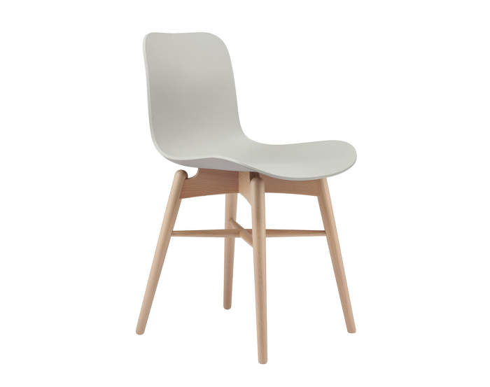 Langue Chair Wood, natural / flint grey