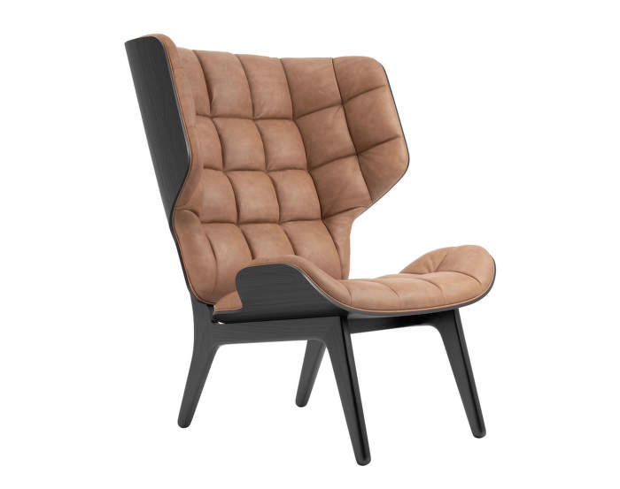 Mammoth Chair, black oak / Dunes Leather - Camel 21004