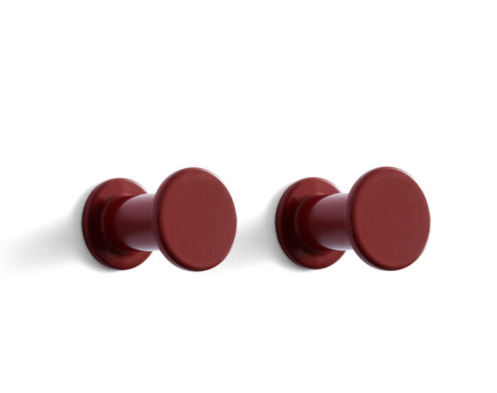 vesak-Bolt Hook Set of 2, red