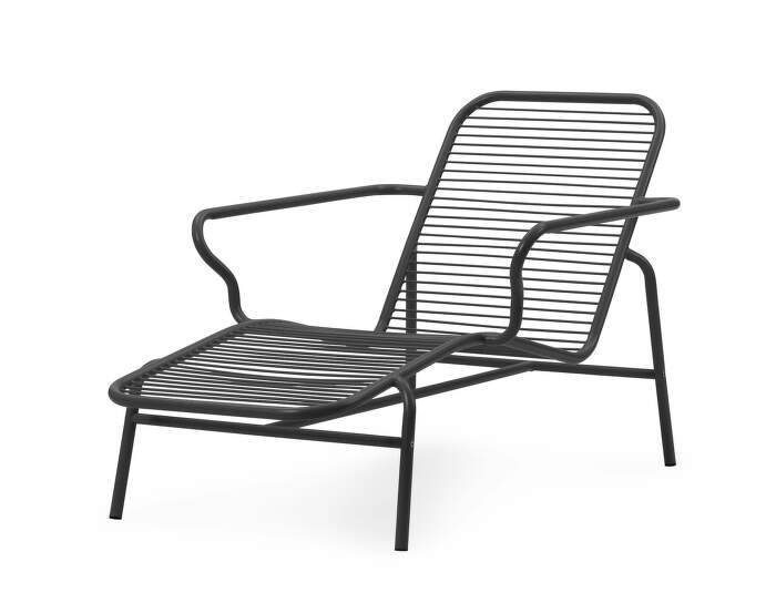 lehatko-Vig Chaise Longue, black