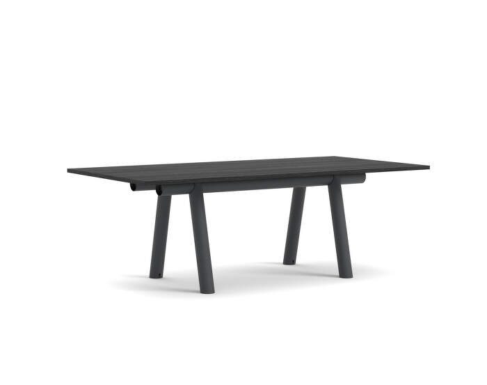 stul-Boa Table 220x110x75 cm, charcoal / black oak