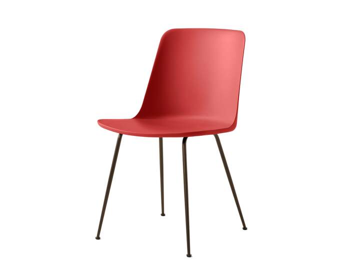 zidle-Rely HW6 Chair, bronzed/vermillion red