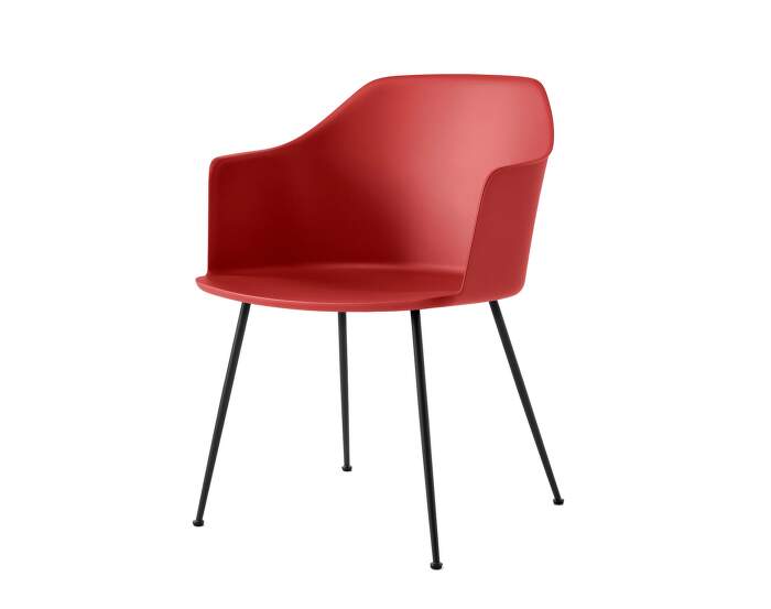 zidle-Rely HW33 Armchair, black/vermillion red