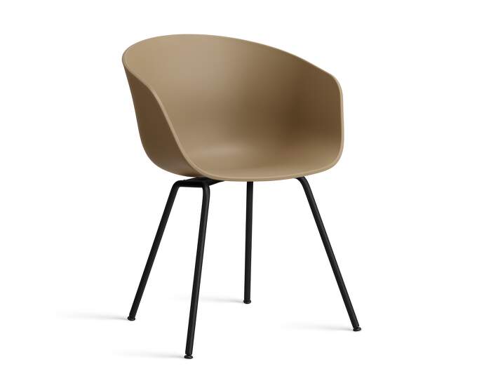 zidle-AAC 26 Chair Black Steel, clay