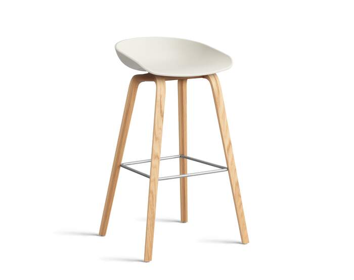 stolicka-AAS 32 Bar Stool High Oak, melange cream