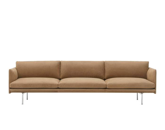 sofa-Outline 3.5-seater Sofa, Cognac