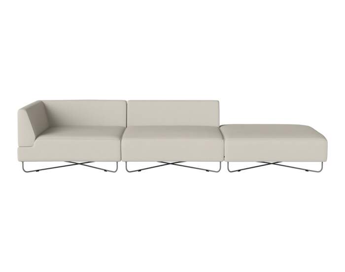 sofa-Orlando 3-seater Sofa w. Open End Right, Ascot beige