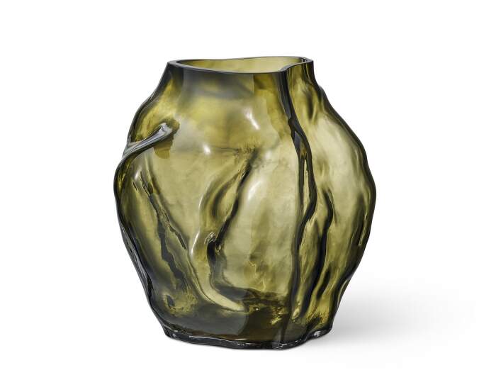vaza-A STUDY 001 / Blæhr Vase Large, smoked green