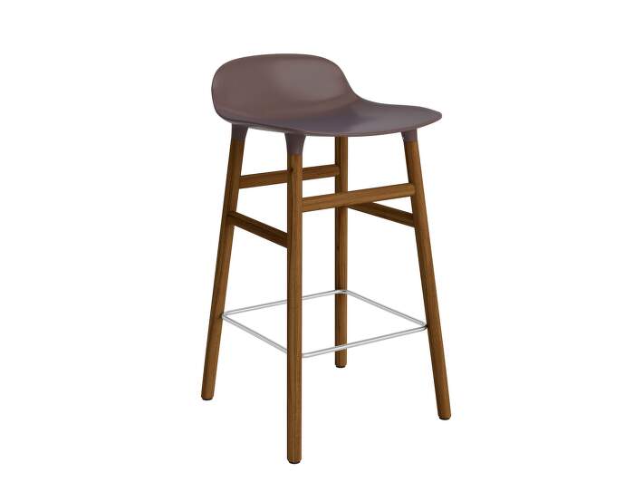 stolicka-Form Bar Chair 65 cm Walnut, brown