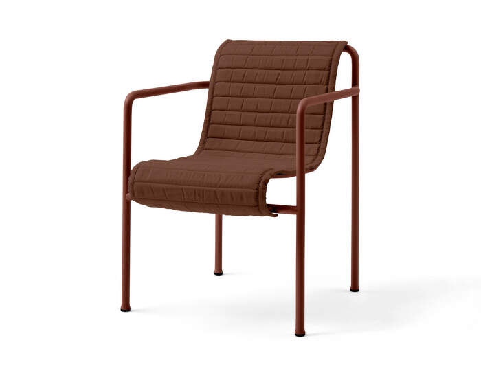 Textilní podsedák Palissade Dining Armchair quilted cushion, iron red