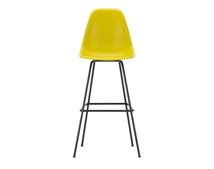 Barová židle Eames Plastic High, mustard
