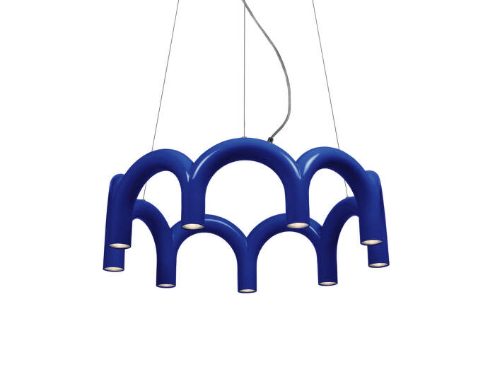 Závěsné svítidlo Arch Circle 76, blue