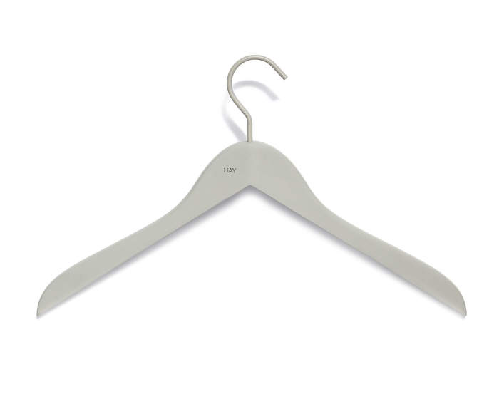 Ramínka Soft Coat Hanger Slim, set 4 ks, grey