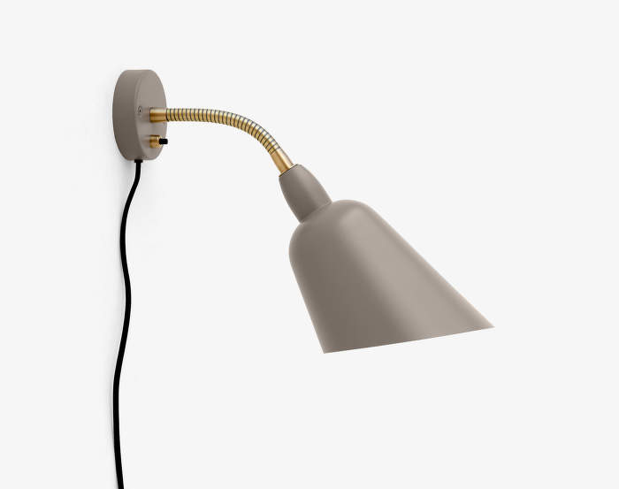 Lampa Bellevue AJ9, Grey Beige & Brass