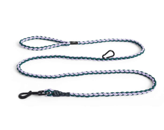 Nastavitelné vodítko Dogs Leash Braided, lavender/green
