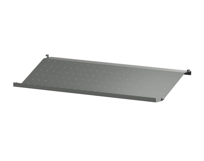 Police String Shoe Shelf Metal 78 x 30, dark grey