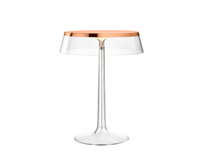 Stolní lampa Bon Jour, copper/transparent