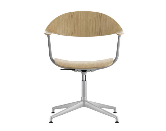 Kancelářská židle Mynt Plywood, natural oak/blasted aluminium