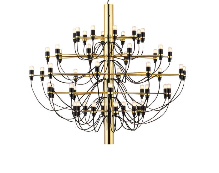 Lustr 2097/50 Frosted Bulbs, brass
