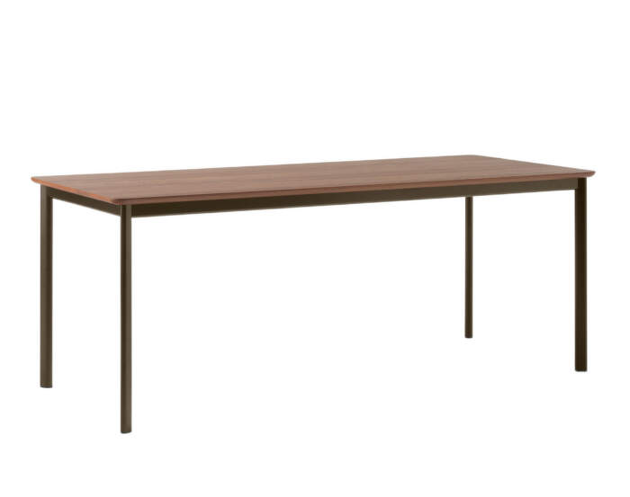 Jídelní stůl Drip HW116, bronzed/lacquered walnut