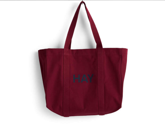 Plátěná taška Shopper Bag M, burgundy
