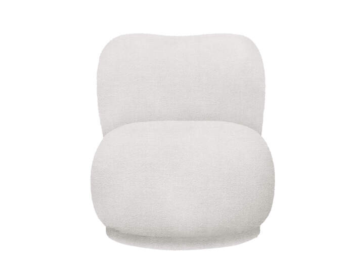 Křeslo Rico Lounge Piccolo Bouclé, off-white