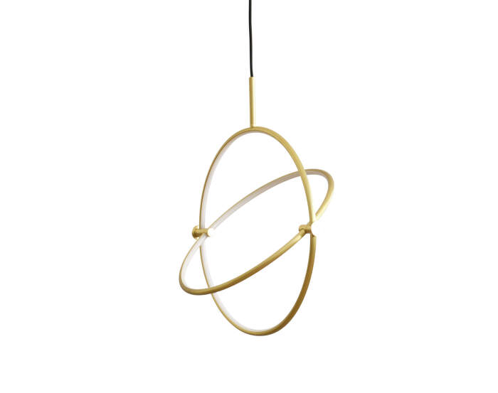 Závěsné svítidlo Maru Big, brass