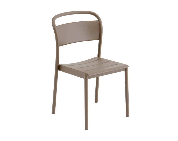 Židle Linear Steel Side Chair, taupe