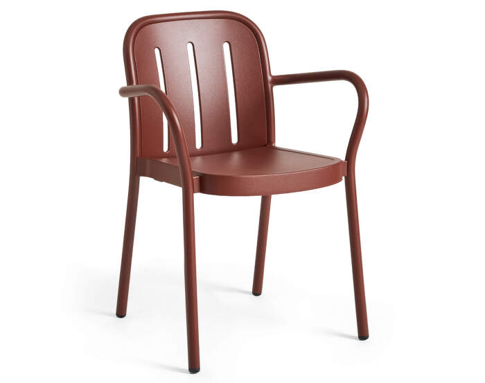 Zahradní židle Deville s područkami, iron red