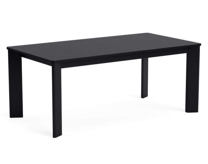 Rozkládací stůl Chisel 630 Extendable Rectangular, black laquered oak