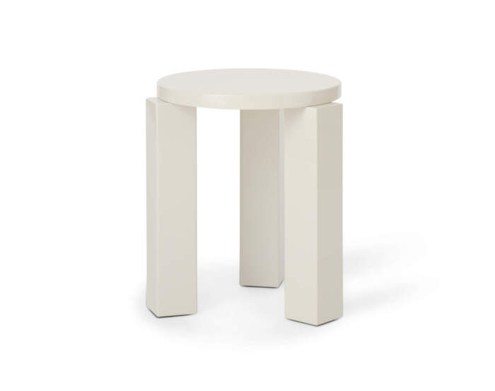 Stolička Atlas Round, creme