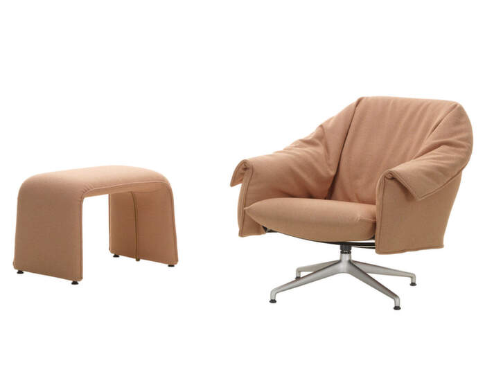 Křeslo Bascule Lowback s lavičkou, Cento pink mustard