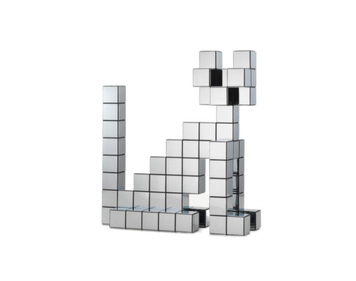 Kočka Panton Cubes, chrome