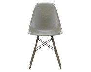 Židle Eames Fiberglass DSW, raw umber/black maple