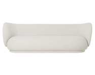 Sofa Rico bouclé, 4–seater, off-white