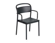 Židle Linear Steel Armchair, black