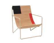 Křeslo Desert Lounge Chair, cashmere/block