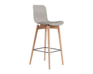 Barová stolička Langue High, natural / flint grey