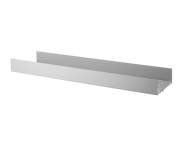 Police String Metal Shelf High Edge 78 x 20, grey