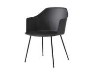 Židle Rely HW33 s područkami, black/black