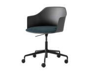 Židle Rely HW54 s područkami, black/kopi/Loop K5042 38 Evergreen