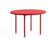 Jídelní stůl Two-Colour Ø120, maroon red/red