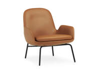 Křeslo Era Lounge low steel, Ultra Leather