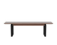 Lavice Nord 160 cm, black oak/oiled walnut