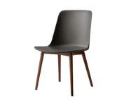 Židle Rely HW71, walnut/stone grey