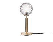 Stolní lampa Miira, brass/optic clear